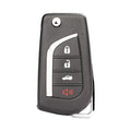 Toyota Style 4-Button Universal Remote Key (Lexus Toyota)